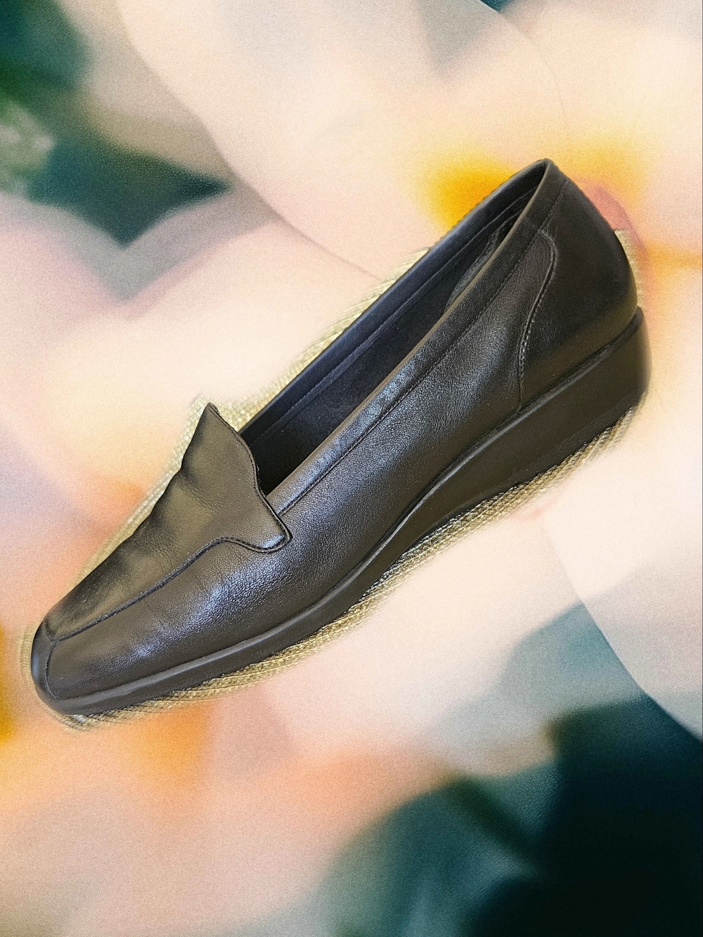 Naturalizer Casual Comfort Series Venetian Black Loafer Slip On Size 9M